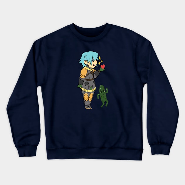 Haurchefant Heart Star Crewneck Sweatshirt by Cup O Isopod